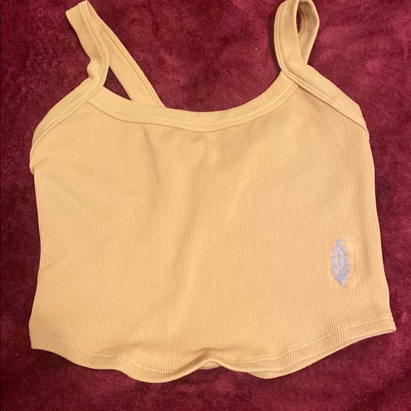 FP Movement by Free People Tops - Ribbed Mustard Yellow Crop Tank Top - Women's